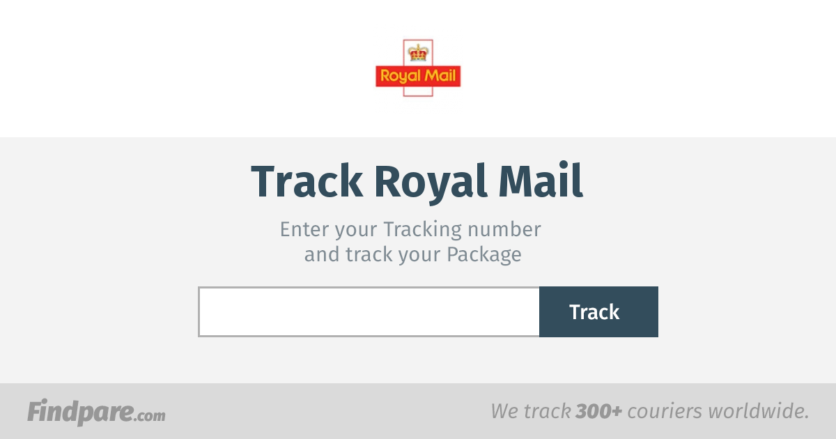 Track package with royal mail
